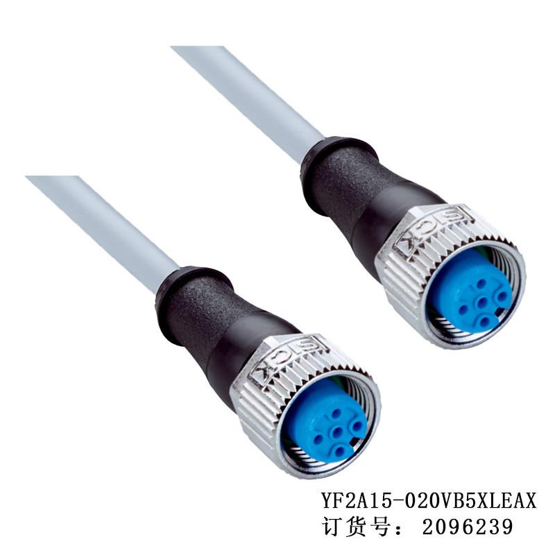 SICK西克激励元件电缆2096009/YF2A15-020UB5M2A15螺旋接口无屏蔽