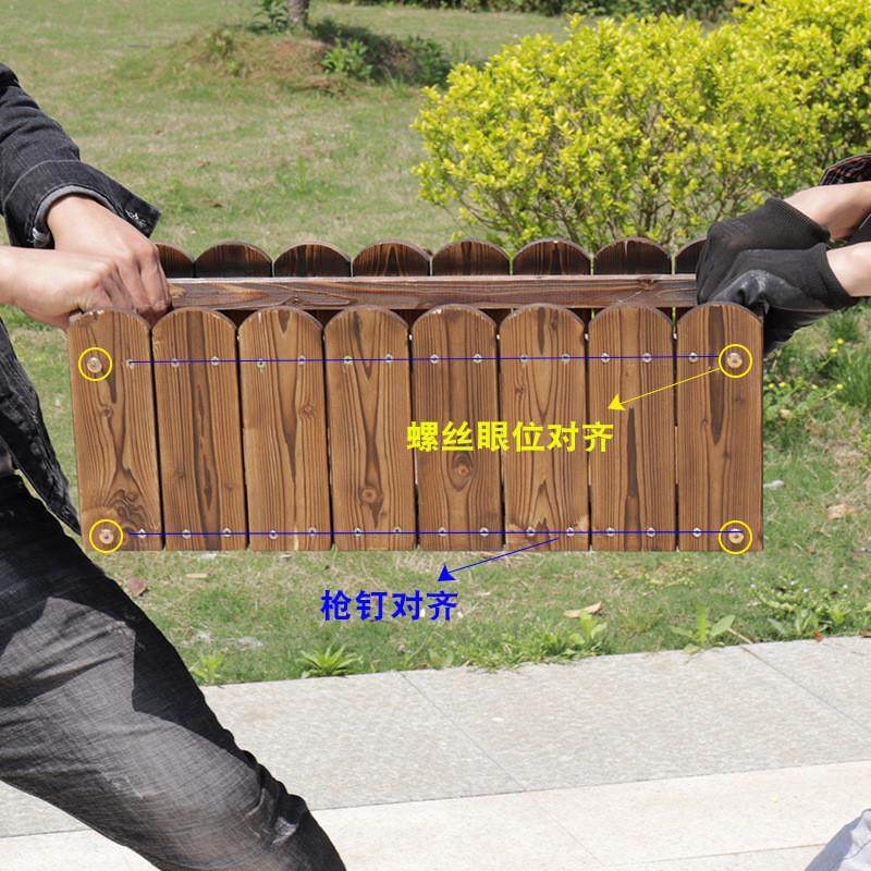 防腐木花箱户外阳台半圆形碳化种菜盆厂家种植箱花盆实木花槽,鲜花速递/花卉仿真/绿植园艺,花盆,淘宝优惠券,粉丝福利购,淘宝优惠卷