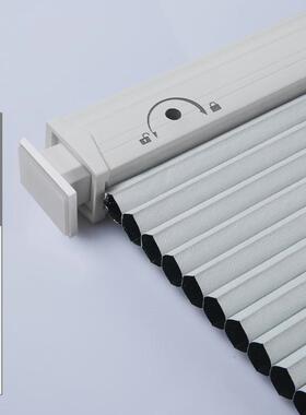 37n推拉蜂巢帘免打孔防水百叶蜂窝风琴窗帘遮光卷升降书房卧室办