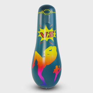 加厚健身成人充气拳击柱不倒翁锻炼充气沙袋沙包泄愤娱乐拳击立式