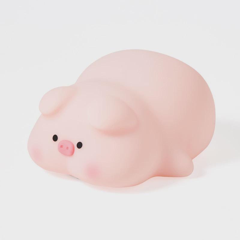 礼品屁哥儿小夜灯氛围灯屁屁猪会放屁的猪儿童伴床头睡灯装饰摆件