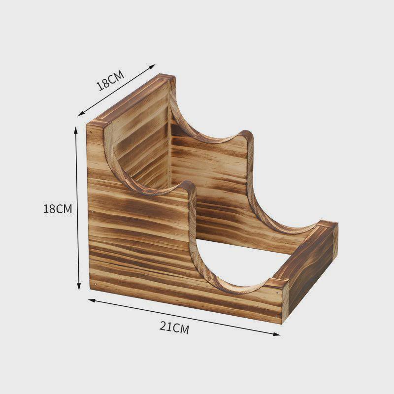 简约复古红酒架摆件实木家用红酒展示架单客厅红酒瓶架支葡萄酒架