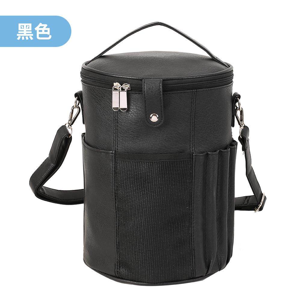 现货热销收纳包PU皮革收纳包毛线收纳包收纳袋大容量桶包YLB005