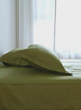 S58860支80支凉爽纯色莫兰迪天丝莱赛尔纤维冰丝床单枕套套件1.51