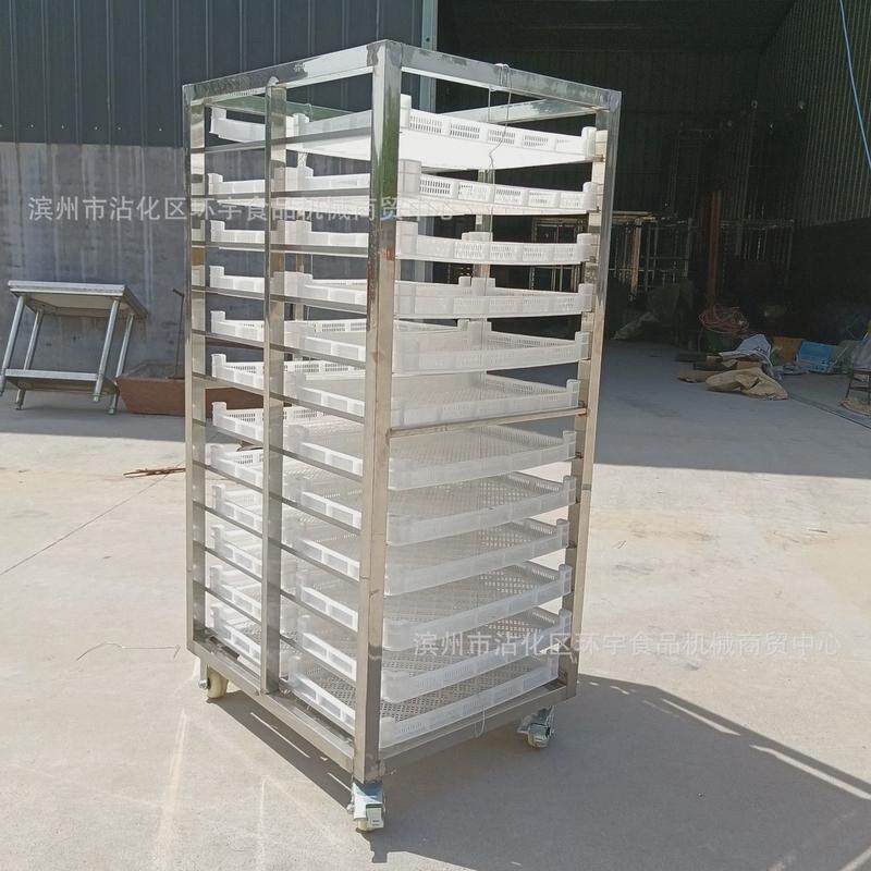 菊花烘干架子车晾晒馒头推车蘑菇商用架子周转车