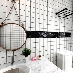 自粘腰线客厅波导线地脚线过道分界门墙贴踢脚线防水墙角贴纸 包邮