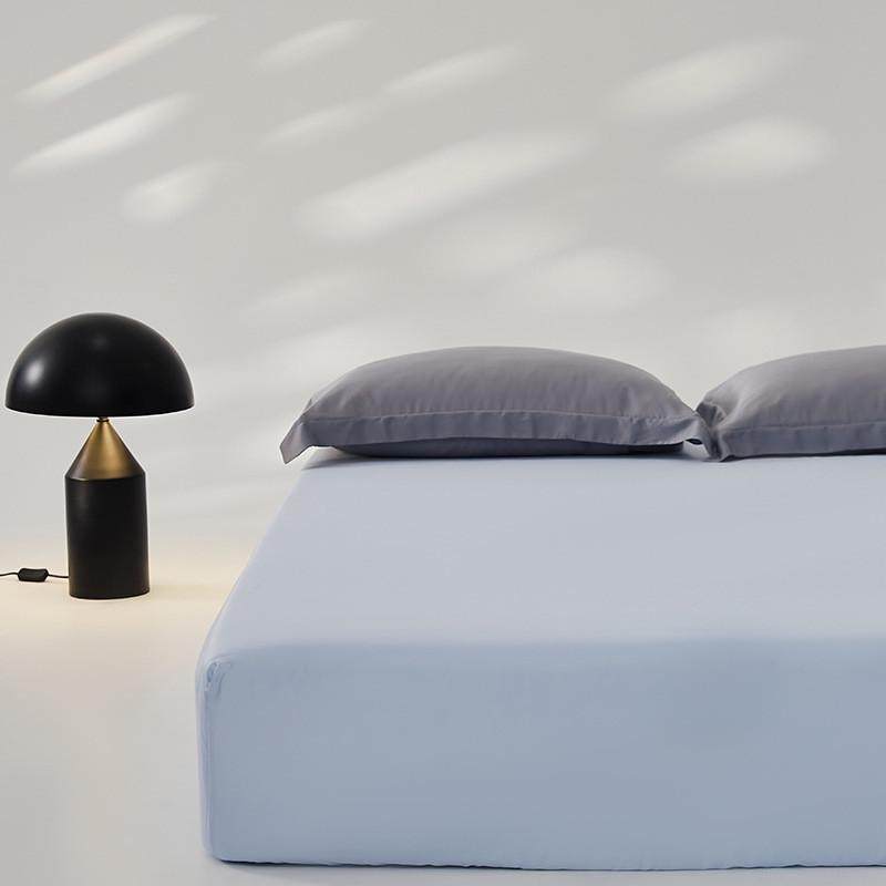 高档春夏100s纯色天丝裸枕套单品床单床笠丝滑夏季被套单件睡床品