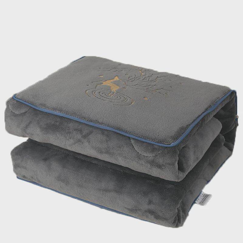 加厚冬季抱枕被子两用多功能冬天折叠枕头毯子汽车载午休被