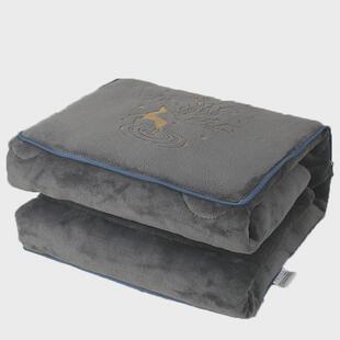 加厚冬季抱枕被子两用多功能冬天折叠枕头毯子汽车载午休被