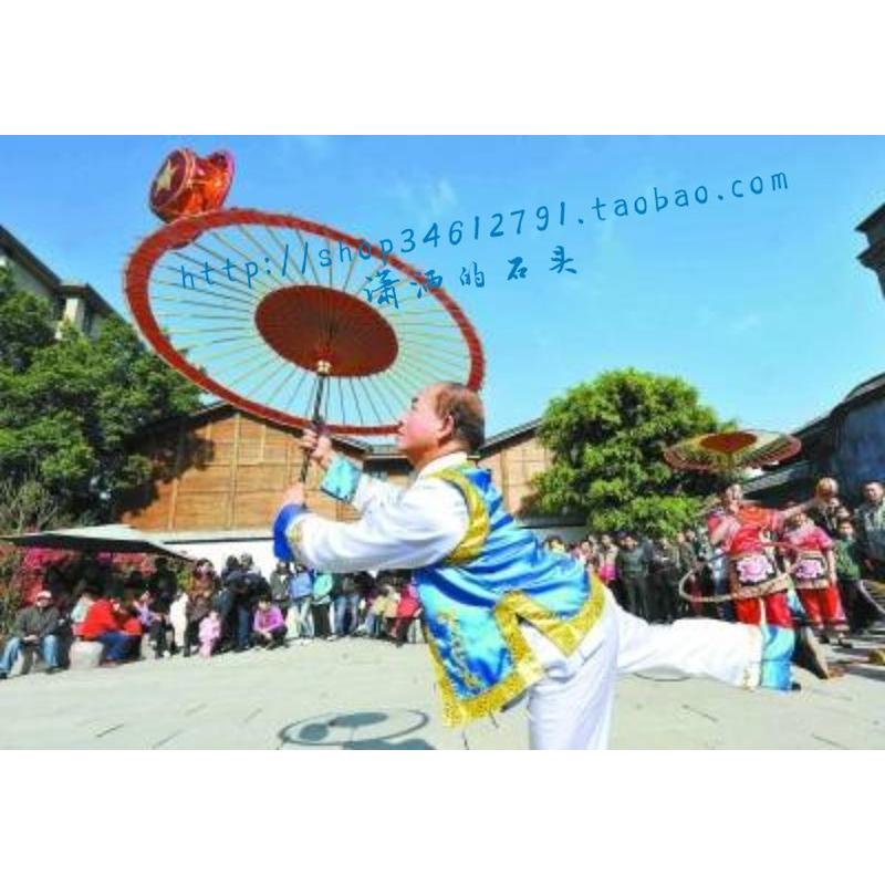好货油纸伞保健伞肩周颈椎纯手工传统跳舞伞演出伞杂耍道具【转球