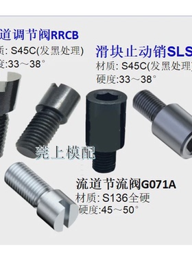 模具节流阀074A 截流调节螺栓 调整调节阀RRCB 滑块止动销SLSP