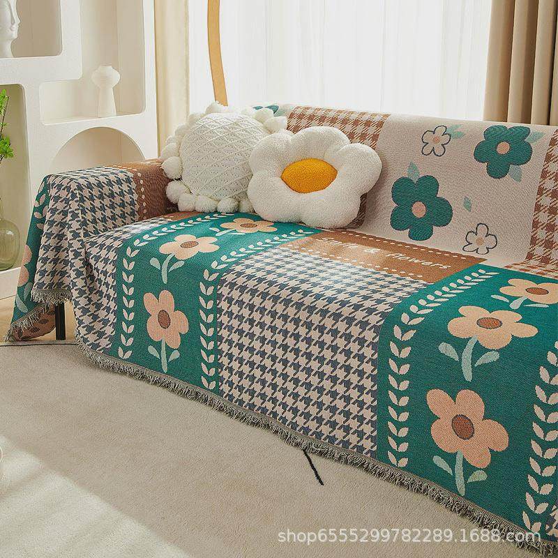 棉麻沙发巾万能北欧ins风盖布全盖沙发垫套罩盖毯三人单四季通用,居家布艺,沙发垫,淘宝优惠券,粉丝福利购,淘宝优惠卷