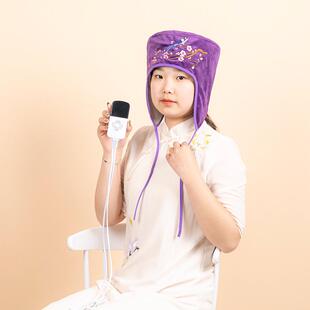 耳帽头艾灸帽受寒风艾草热敷颈部电加热疗温灸头部艾灸