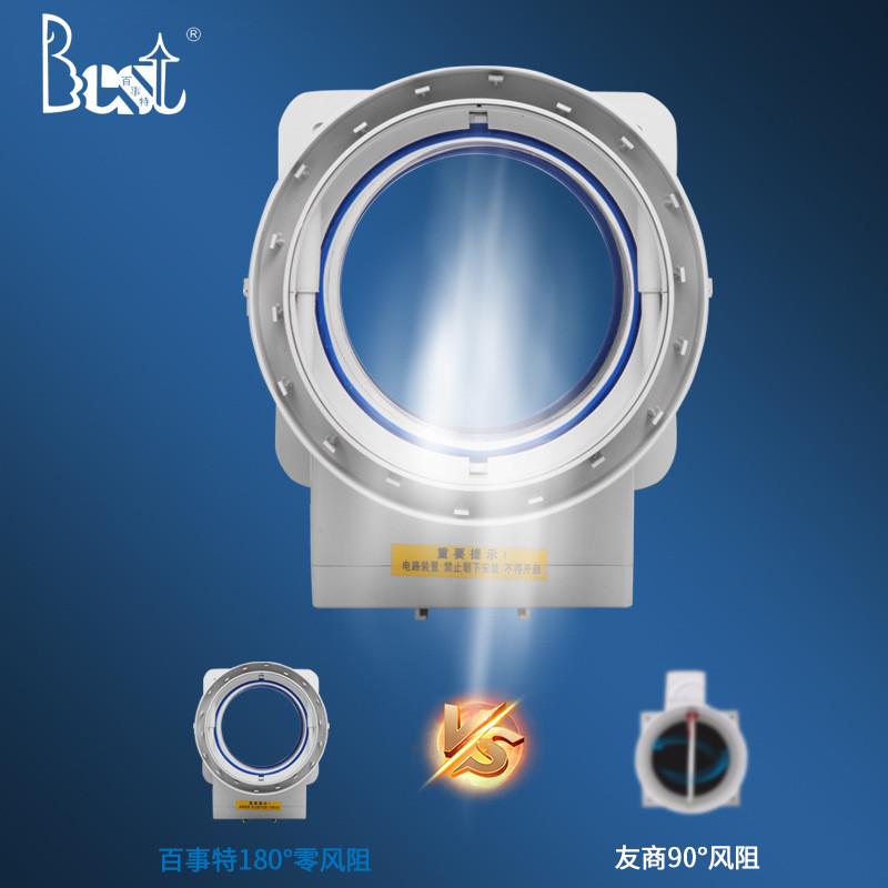 百事特廚房油煙機(jī)電動(dòng)止回閥公共煙道防油煙防負(fù)壓零風(fēng)阻止逆閥