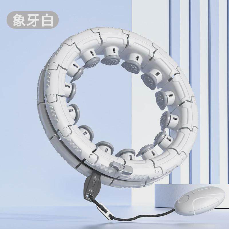 智能按摩呼啦圈收腹美腰加重健身器环形按摩男女通用不会掉呼啦圈