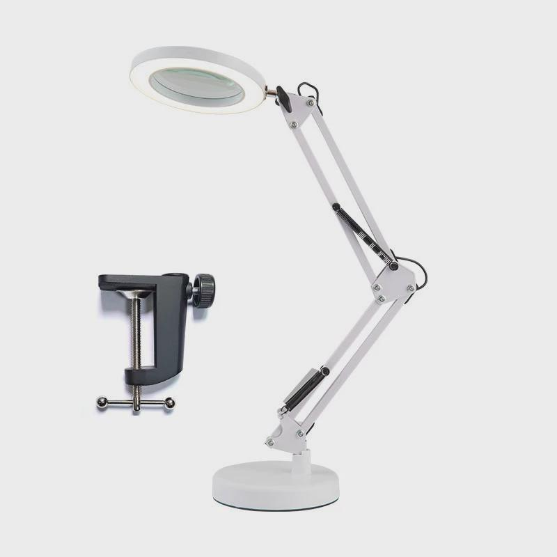 放大镜台灯铝合金、铁、塑料夹子、1a2a调光调色安可开关要求出货