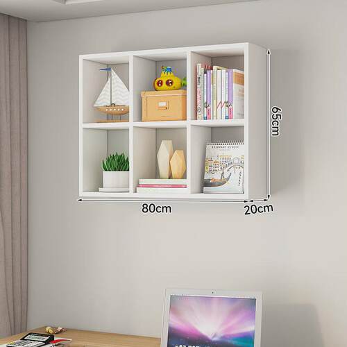 #实木书架墙上置物架壁挂收纳储物挂墙书柜墙面墙壁柜子壁挂式吊