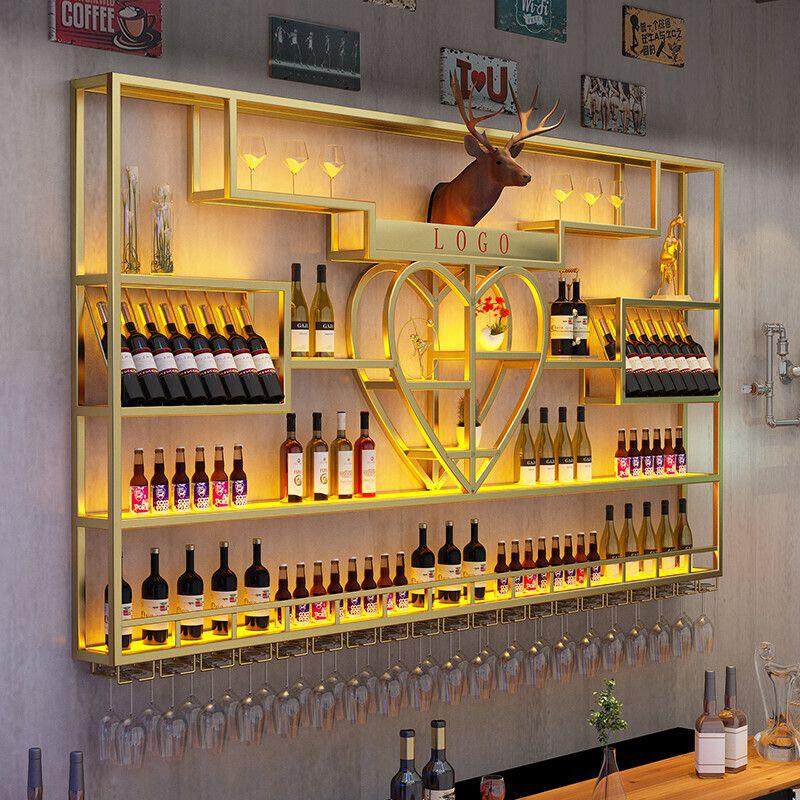 餐厅墙上红酒架吧台酒柜铁艺定制工业风酒吧展示架靠墙壁挂置物架,商业/办公家具,红酒架/柜,淘宝优惠券,粉丝福利购,淘宝优惠卷