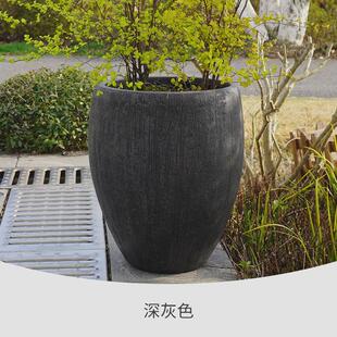 虹仿古嘉伯瑞凯瑟复古水缸塑料大号高款水生植物睡莲盆越塑料花盆