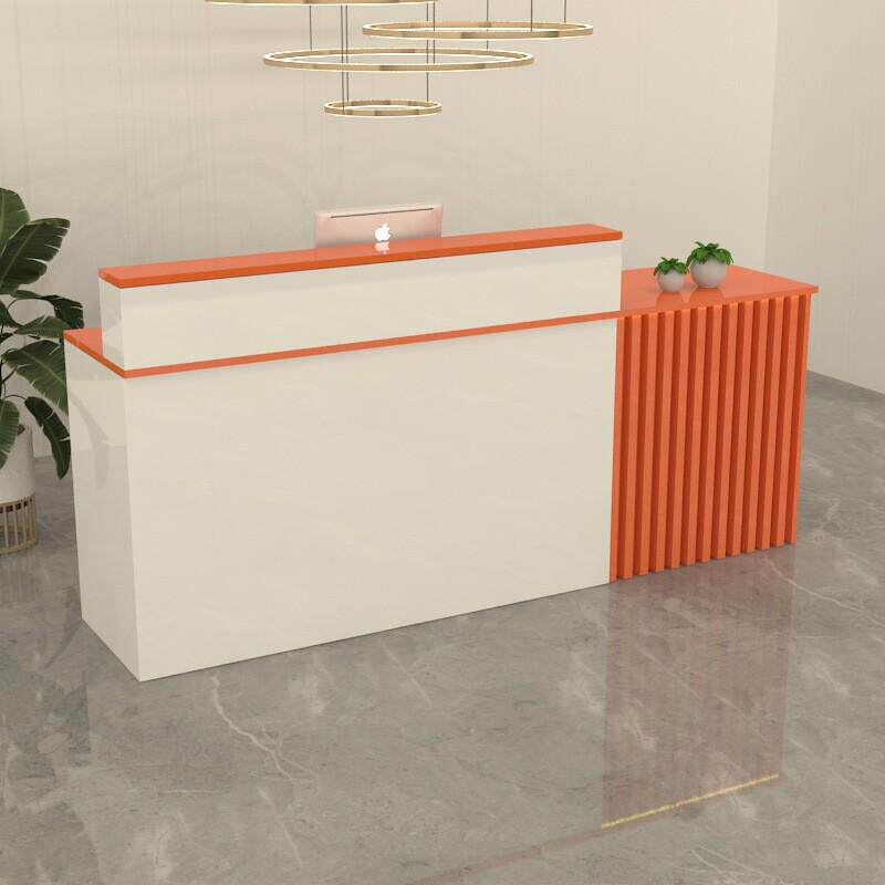 收银台公司前台接待台烤漆前台桌服装店奶茶店美发店小吧台桌柜台