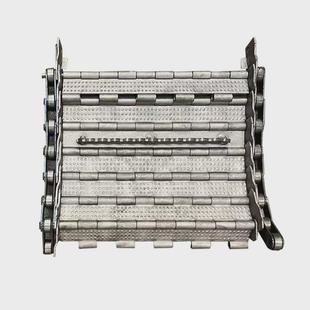 不锈钢链板耐高温输送带砂石破碎机传送链板烘薯重型链板