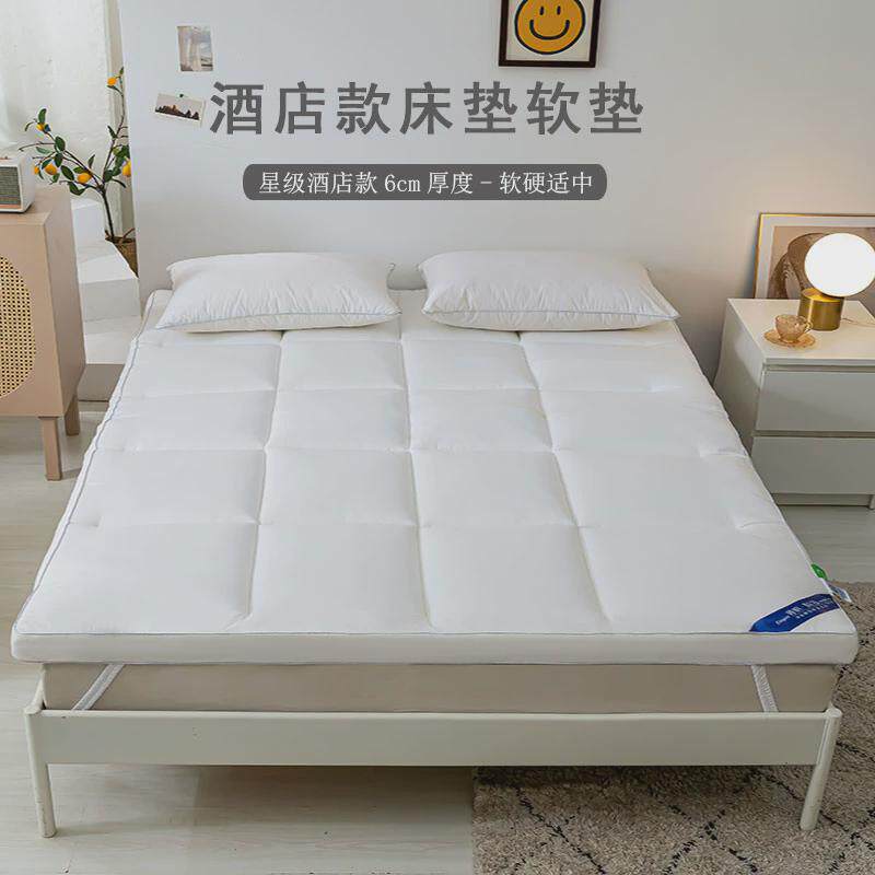 RI0T五酒店床垫软垫家用超软宿舍学生1.5m加厚超柔软床褥垫被