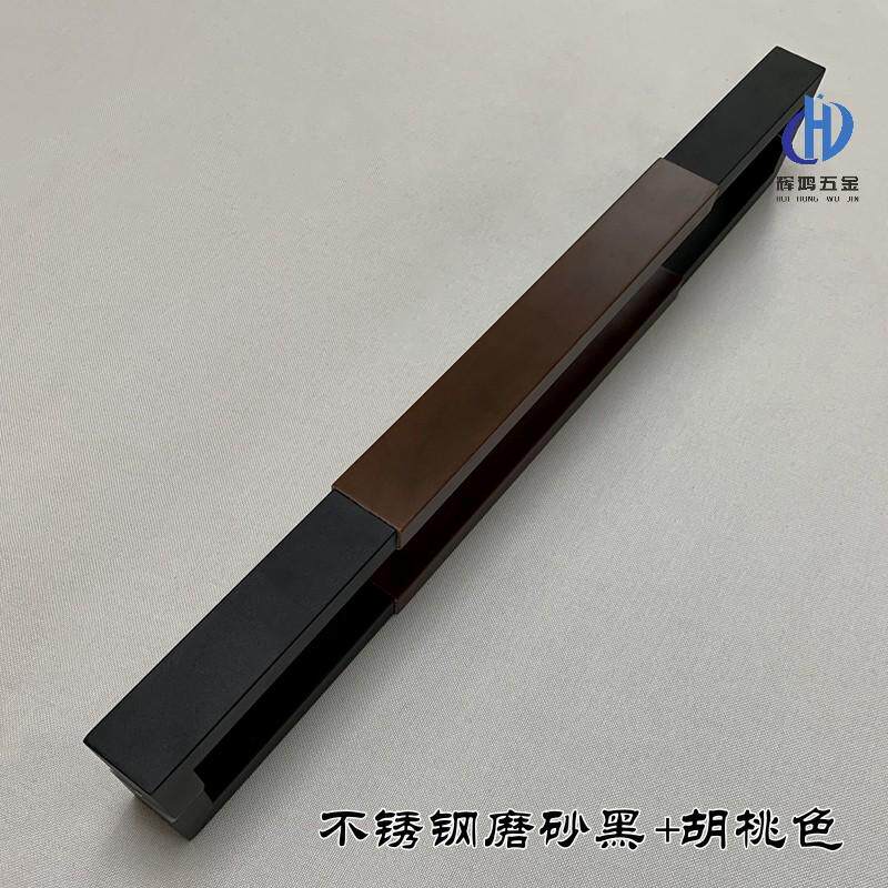 58c1玻璃门把手新中式仿古酒店实木门拉手双开木质门把手定制简