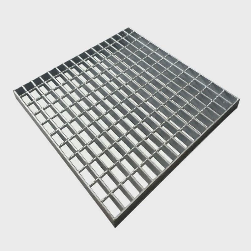 热浸钢格板楼梯踏步板镀锌平台锌踏步304齿形钢格栅踏步板
