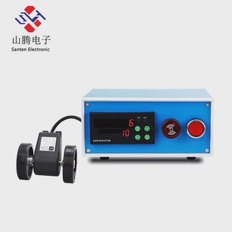 ST96双轮智能电子数显计米器滚轮式高精度验布机码表计长度可逆