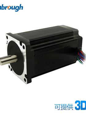 二相86单轴步进电机力矩12NM6A轴径15.875八线机身长156MM