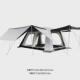铝家庭露营大帐篷户外全自动二室一厅加粗定制杆黑胶防雨双层野营