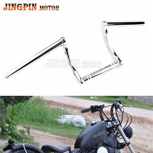 摩托车配件哈雷巡航太子车改装复古bobber chopper龙头 Z字型车把