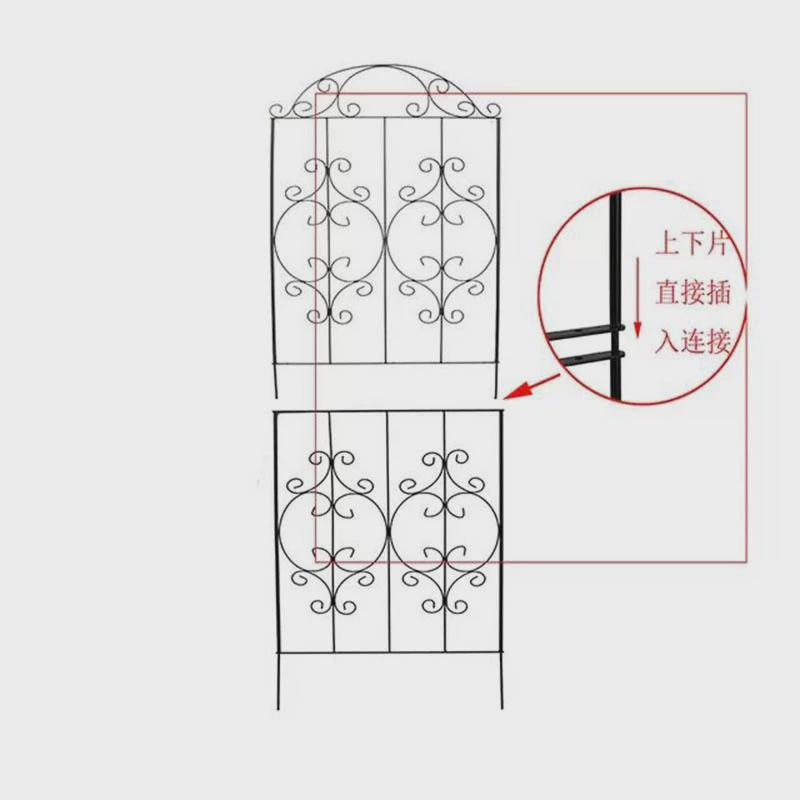 铁艺隔断爬藤架攀爬花爬藤爬藤支架花盆支架铁线莲支架花架花支撑