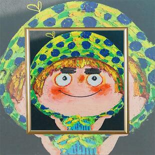 82N领典数字油画diy填充情绪宝宝涂色手绘画减压儿童人像油彩装饰