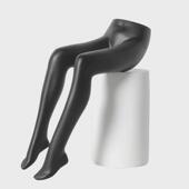 坐姿运动休闲人体模特道具玻璃钢橱窗下半身男腿模裤 店 模人台服装