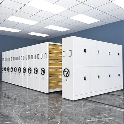 密集架密集柜档案柜电动手摇移动文件柜凭证柜全智能智慧档案系统