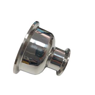 不锈钢304异径大小头卡箍接头卫生级快装大小头变径管同心镜面