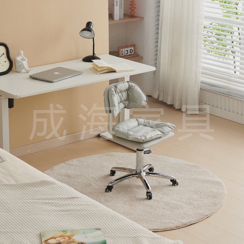 带靠背梳妆台理发师凳子可旋转万向滑轮升降椅理发店凳子发廊专用