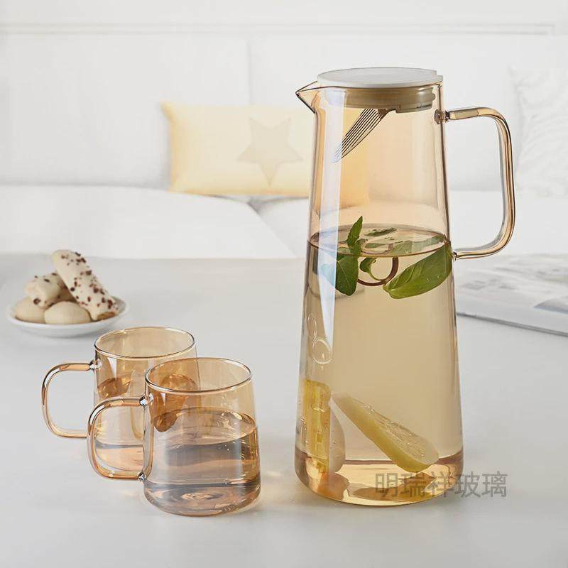 扎壶高温冷热家用玻璃水壶大容量耐热冷水壶茶壶凉白开水杯套装,餐饮具,冷水壶,淘宝优惠券,粉丝福利购,淘宝优惠卷