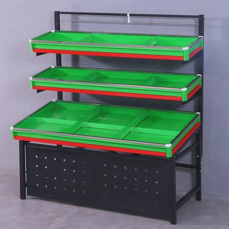 w網2超市蔬菜水果水果店多层便利店果蔬商用货架多功能生鲜展示架