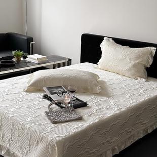 x1aw60lf兰精天丝床盖缝夏季 凉感床单加厚夹棉绗三件套被双人盖