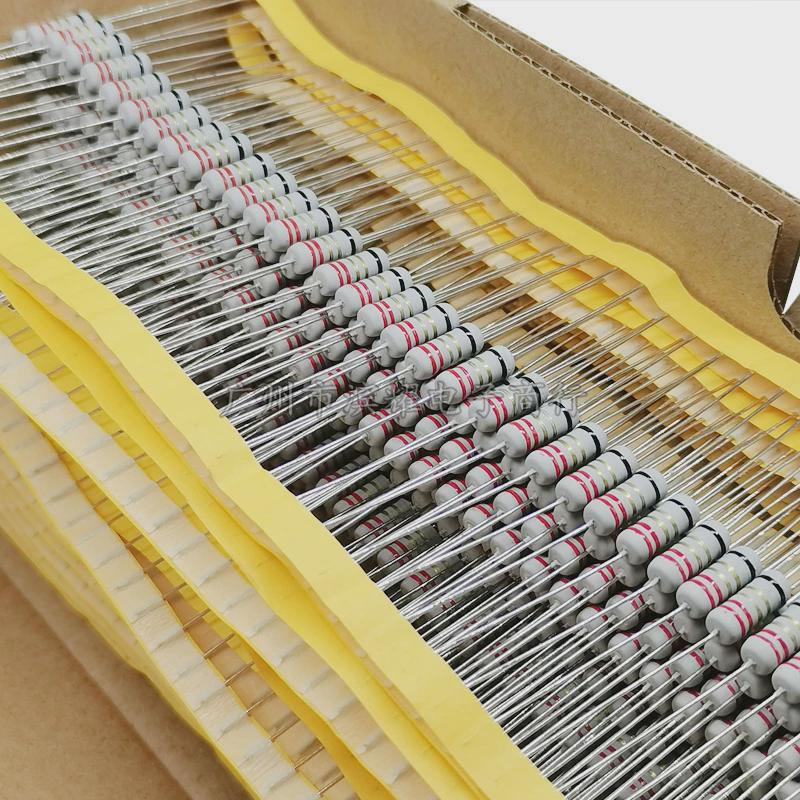 knp绕线保险电阻2ws1r/2.2/3.3/3.9/4.7/5.1/10/20/22/27r100欧