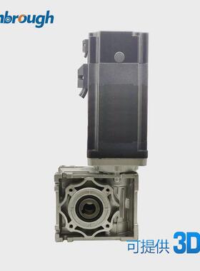 86减速比减速刹车无刷电机ac220v785w3000rpm蜗轮5-100