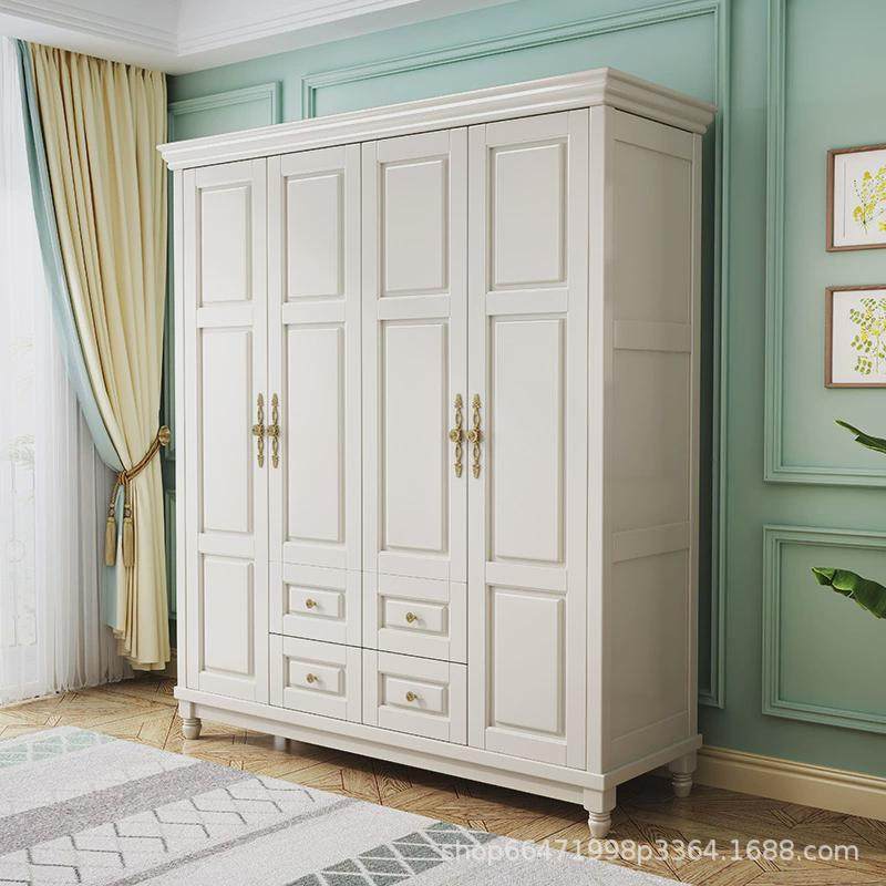 美式实木衣柜家用卧室三四五门储物收纳柜橡胶木白色约衣柜,农机/农具/农膜,播种栽苗器/地膜机,淘宝优惠券,粉丝福利购,淘宝优惠卷