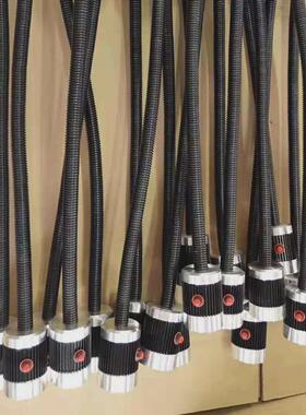 机床长臂工作灯防油防水LED黑色鹅颈24V220V磁铁工业设备照明台灯