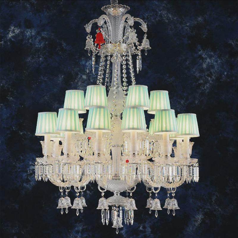 酒店客厅吊灯创意大气别墅餐厅卧室吊灯复式楼简欧装饰蜡烛灯