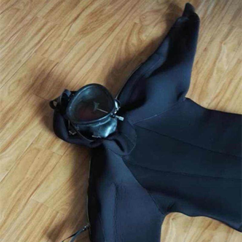 全供应干式潜水服带面罩全封闭式潜水服