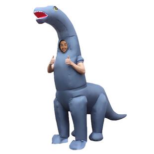 热销跨境新品万圣节活跃马充气服充气行走马舞台表演长颈鹿充气服