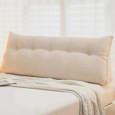 奶呼呼床头靠垫榻榻米软包大靠背新款防撞护腰护颈床上靠枕可拆洗