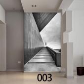 现代抽象延伸空间墙布过道背景墙壁纸客厅玄关几何光线艺术8d壁画